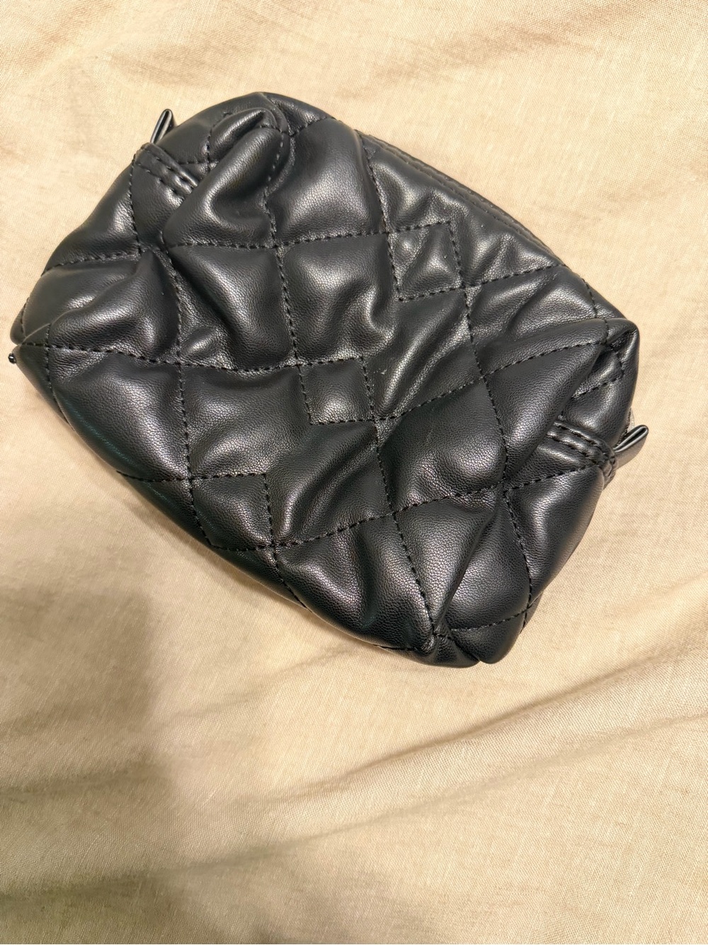 Marc Jacobs Moto Quilted Cosmetic Pouch in Black - Picture 7 of 12